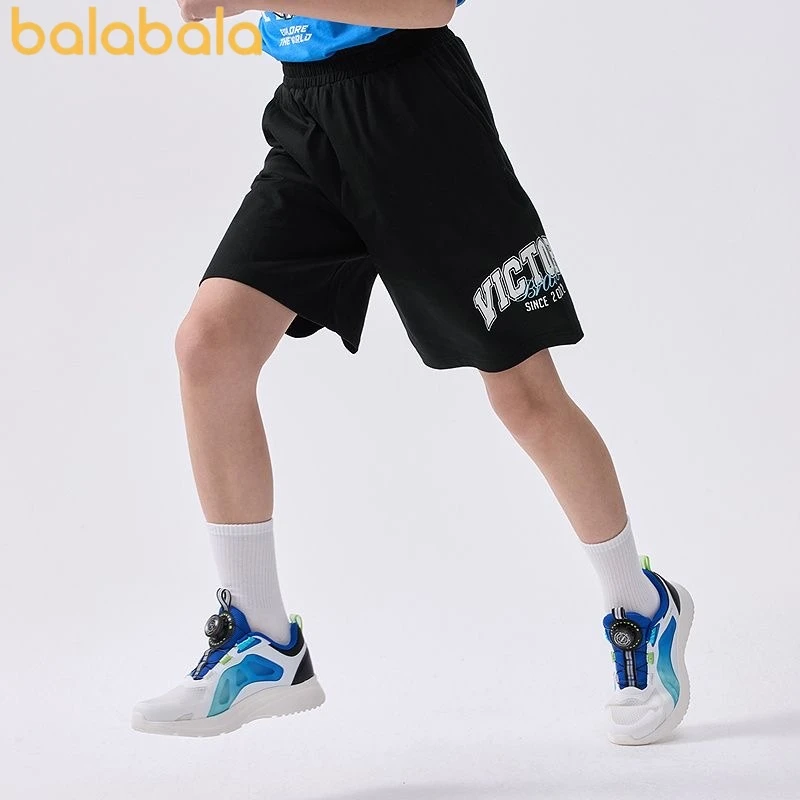 巴拉巴拉童装儿童裤子夏季薄款短裤2025男大童五分裤速干透气舒适