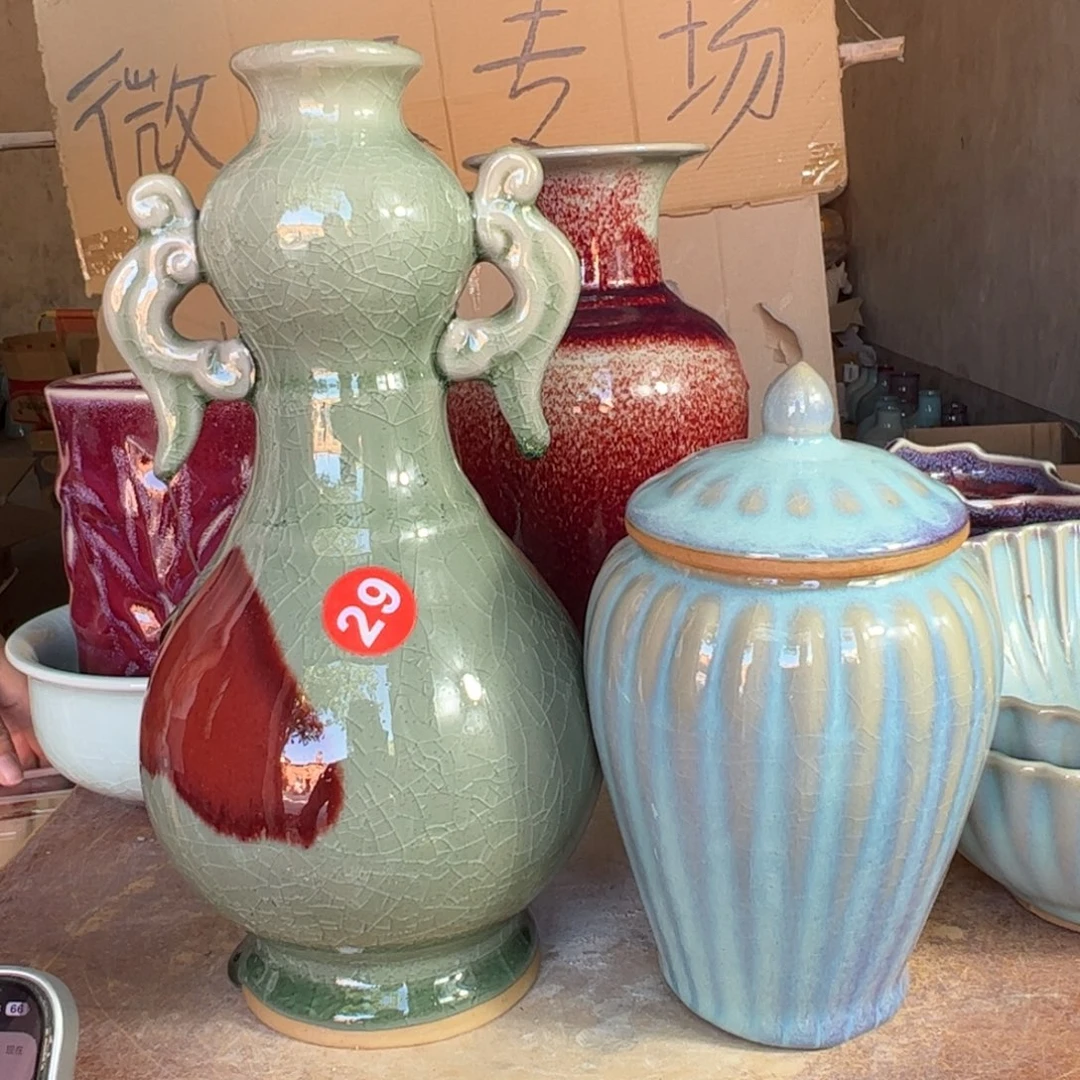 摆件郑家钧窑摆件微