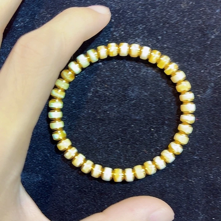 银S925镀金镶嵌蜜蜡珠宝奇石6mm