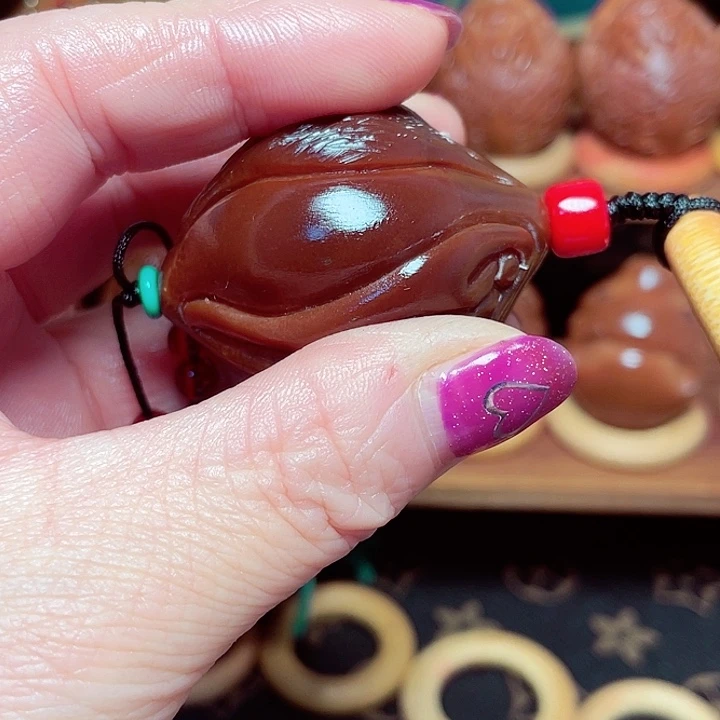 手串/手链橄榄核玉华三面