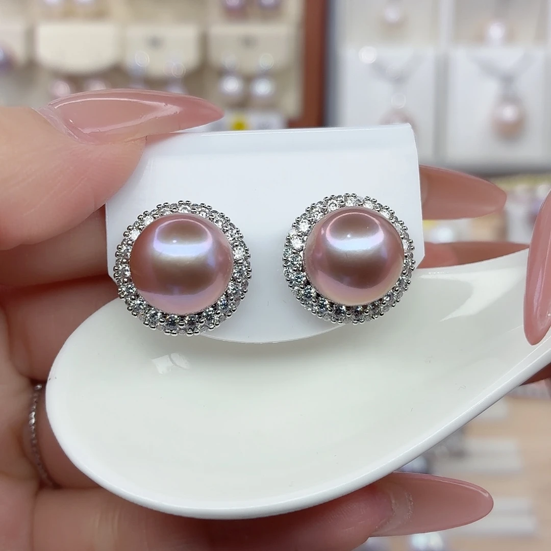 淡水珍珠耳饰未镶嵌F