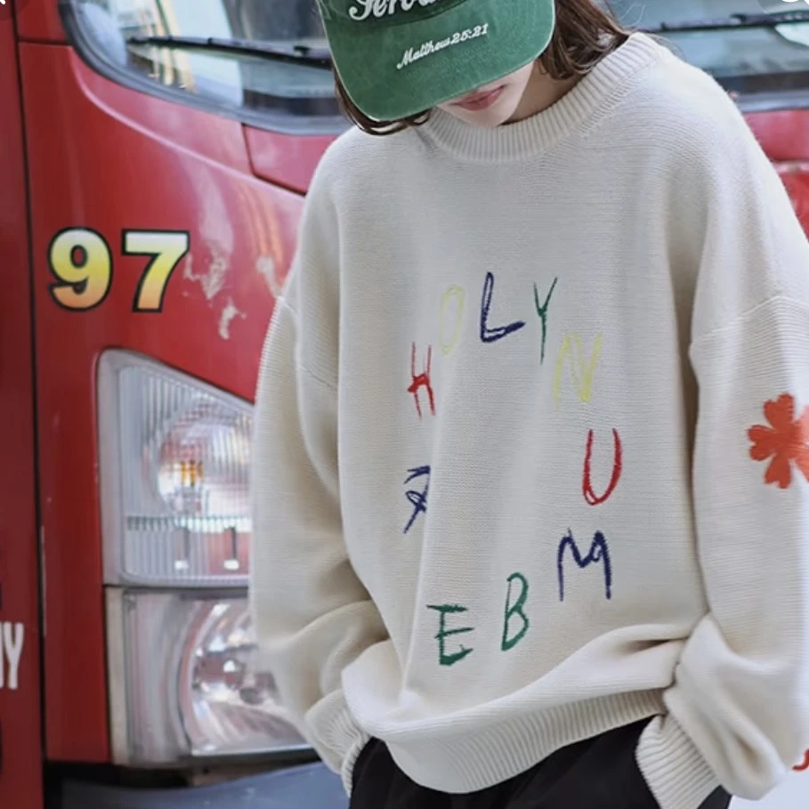 原创设计师品牌男女同款毛衣/长袖他T恤/衬衣