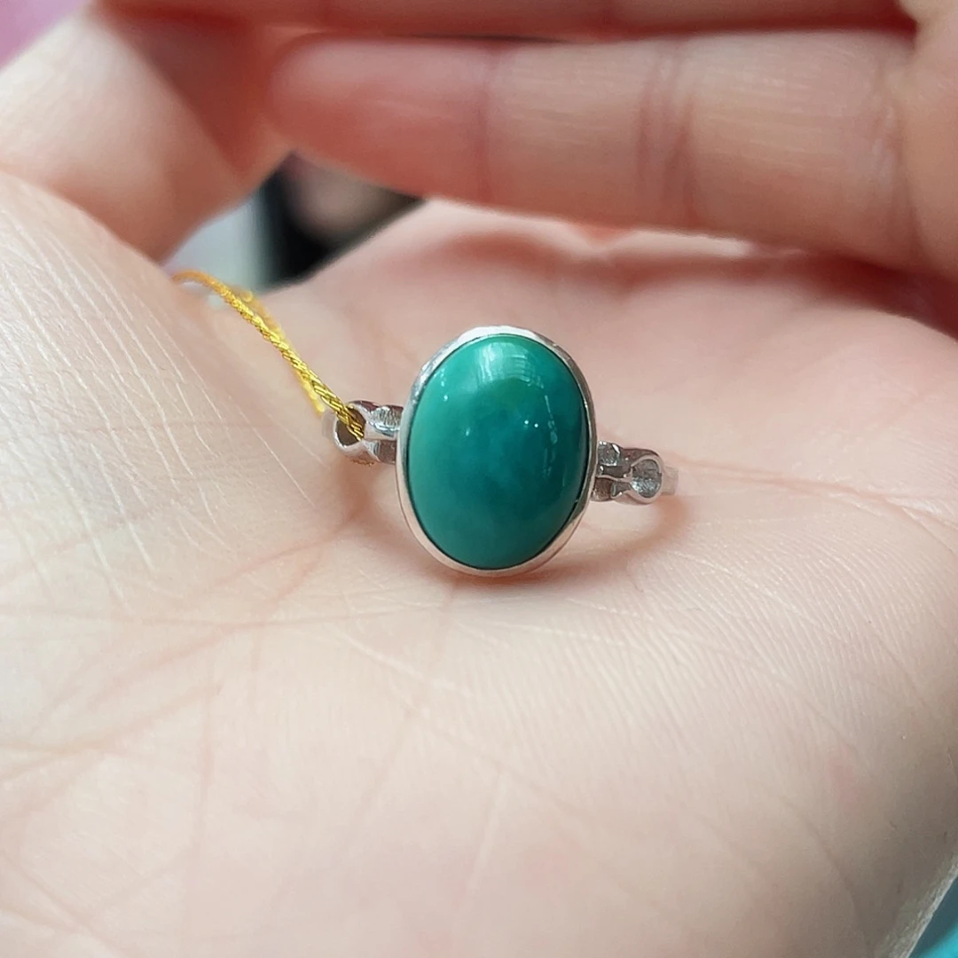 绿松石颈饰银S925镶嵌