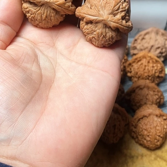 吊坠文玩核桃白狮子