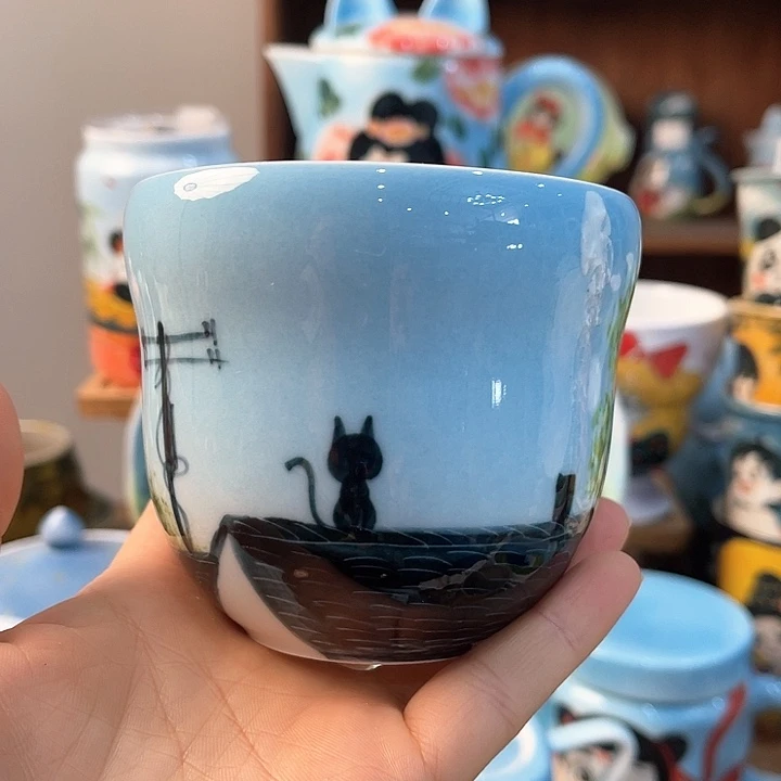 陶景德镇釉下手绘陶瓷