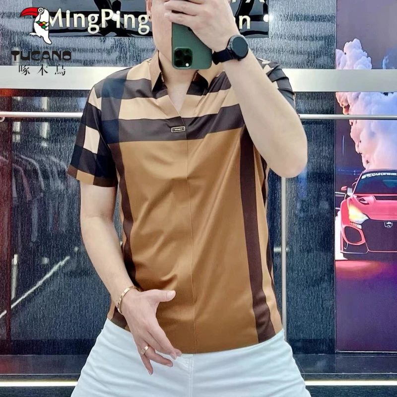 TUCANO啄木鸟夏季精品无痕经典欧货时尚潮流短袖休闲帅气轻奢时尚