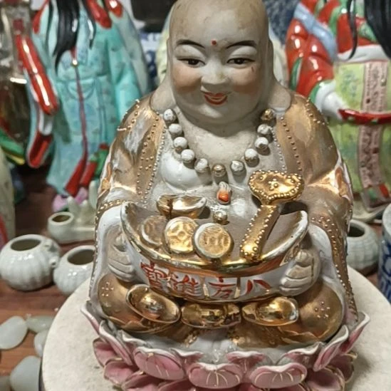 陶摆件青花陶瓷摆件粉彩陶瓷摆件粉彩陶瓷