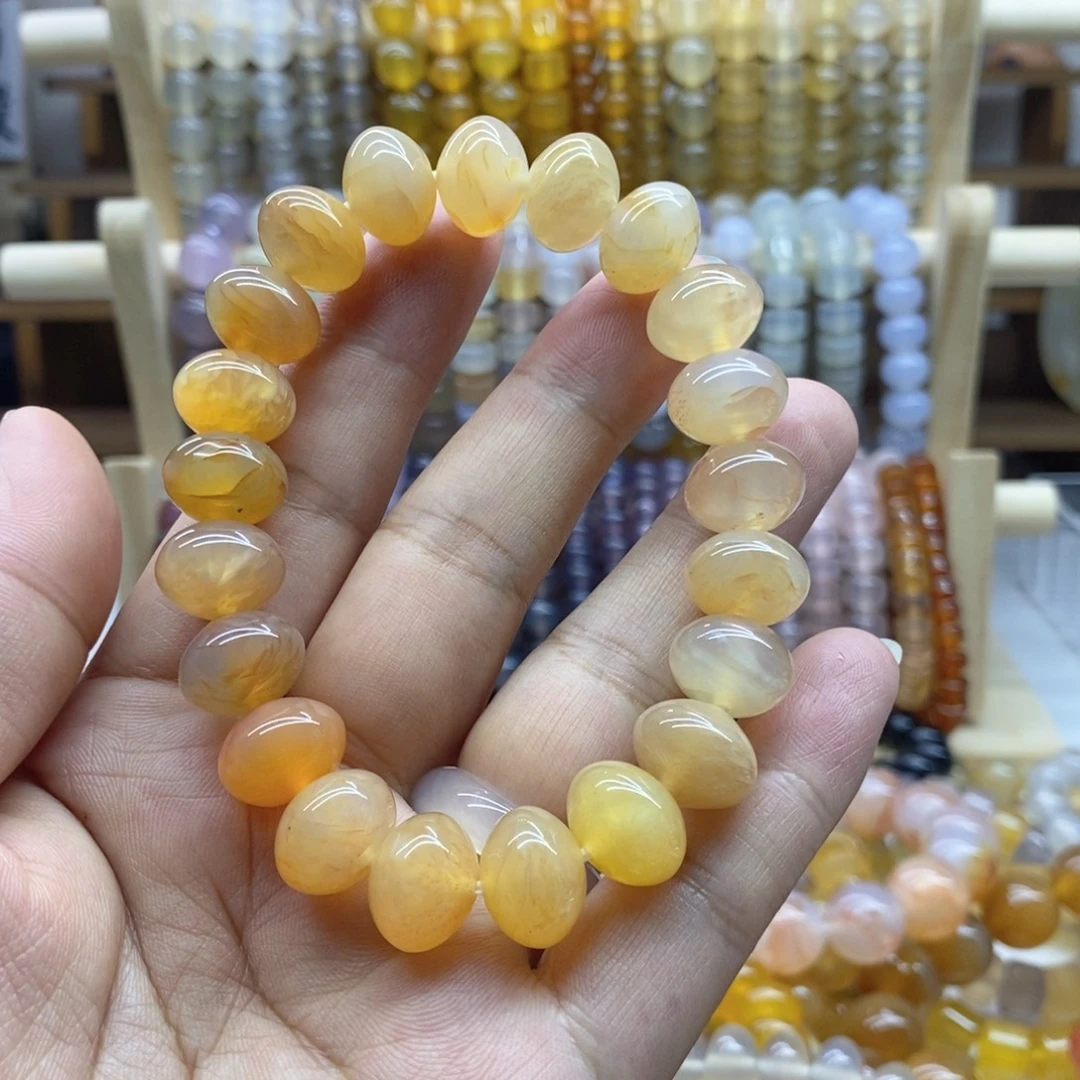 玛瑙/玉髓未镶嵌手链