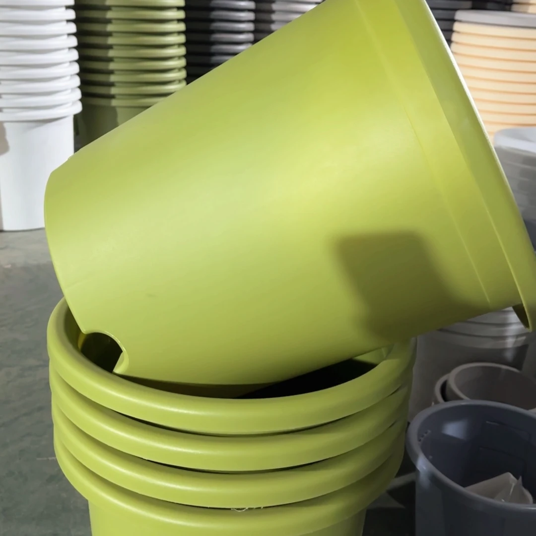 树脂四季盆8#无拖果绿微瑕3