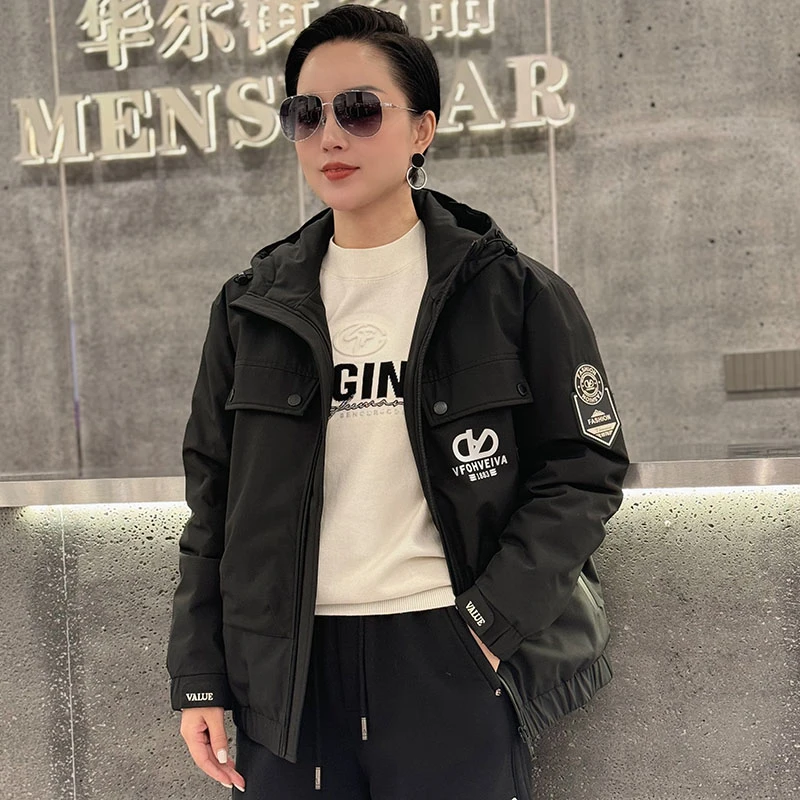 【华尔街名品】新款2024冬季防风欧版夹克羽绒百搭休闲时尚男