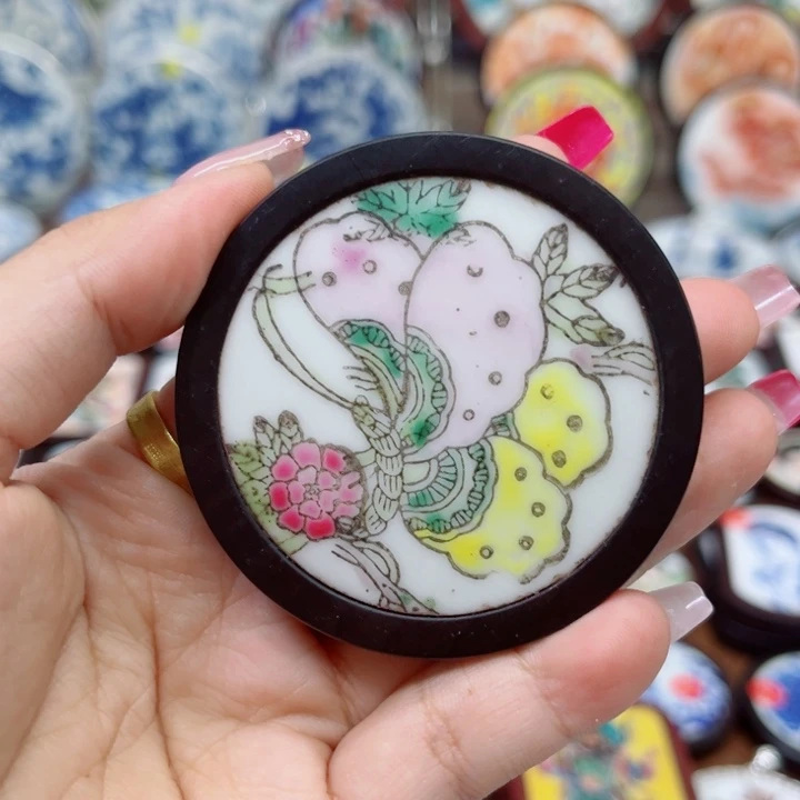 瓷片瓷片吊坠 瓷片吊坠