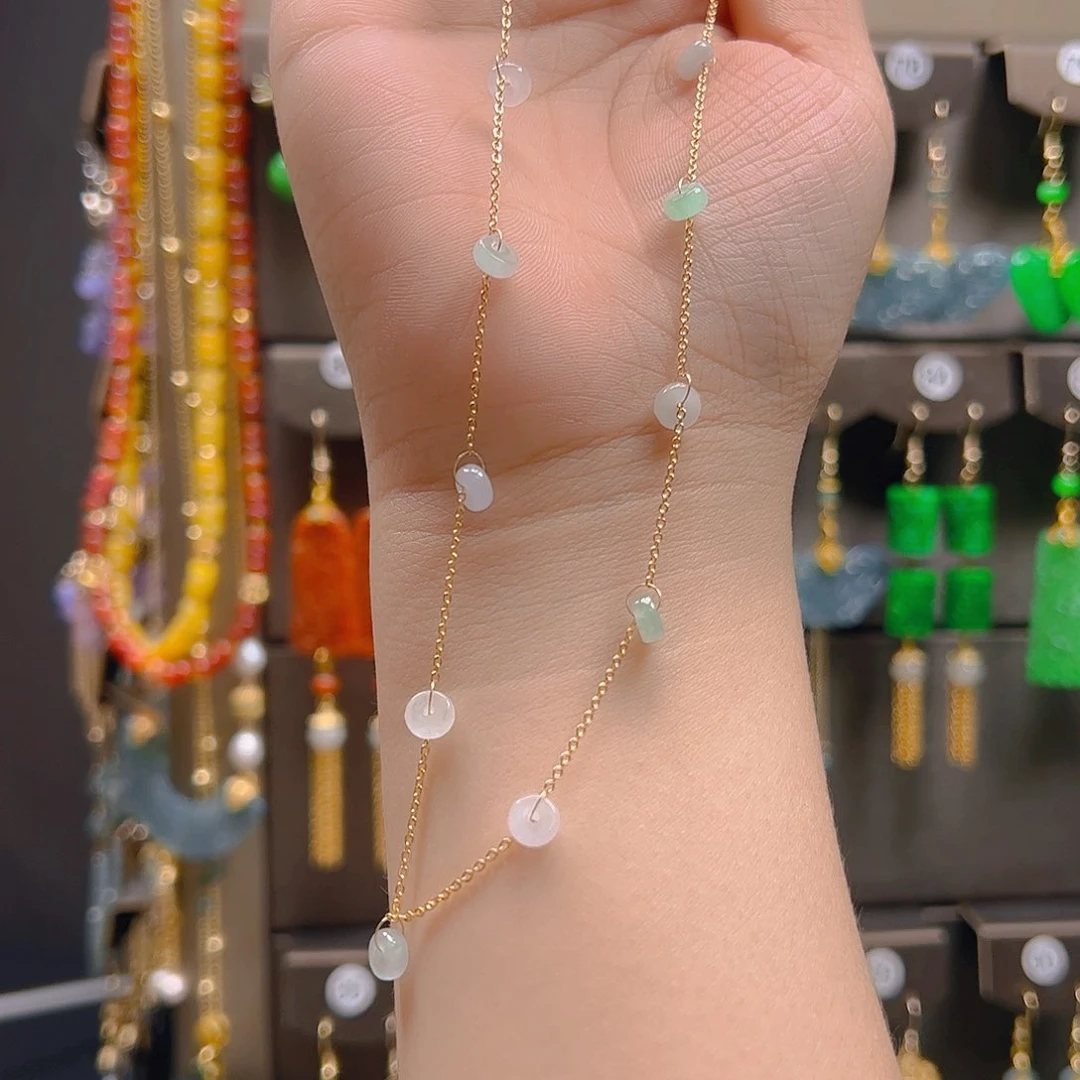 翡翠合金耳饰翡翠