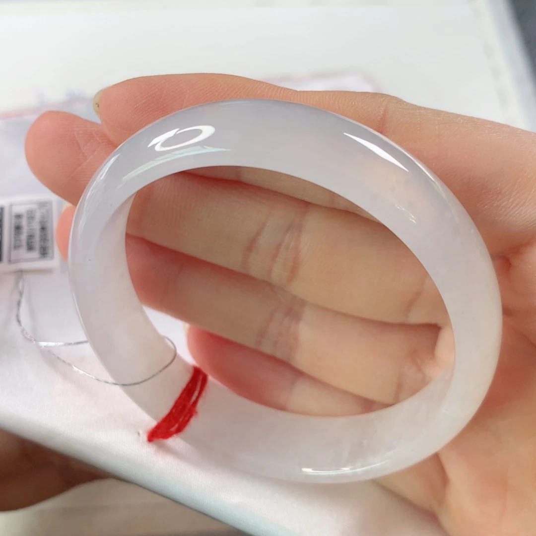 未镶嵌手镯翡翠 正圈243白月光冰透推荐⭐⭐⭐