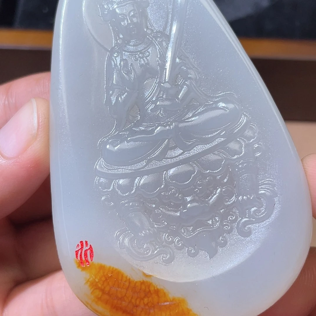 和田玉颈饰未镶嵌A7 