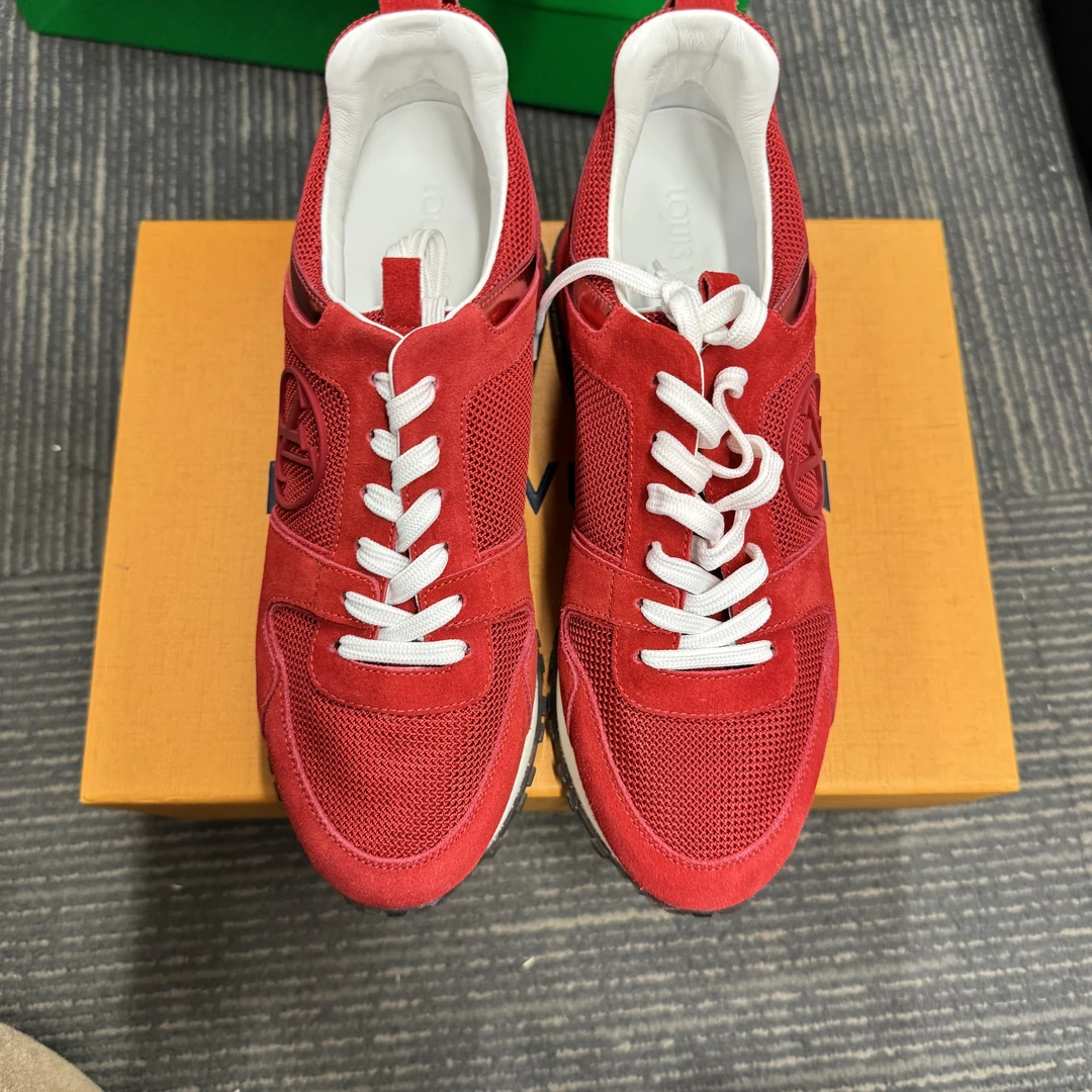 95新 LouisVuitton/路易威登 网面平运动鞋35.5码/250702WQQ8X17