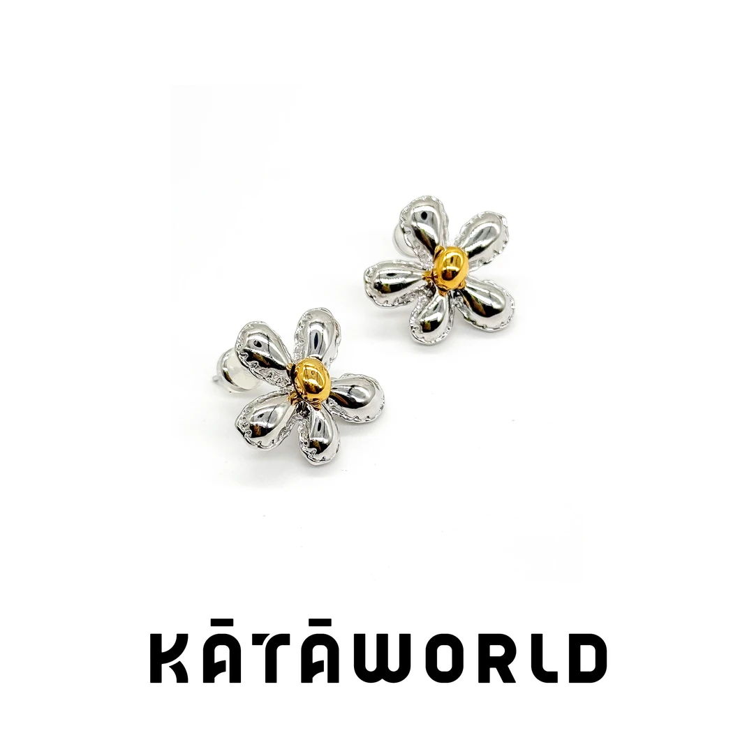 KATAWORLD 铜合金耳饰 【主理人】空想花火耳钉/对