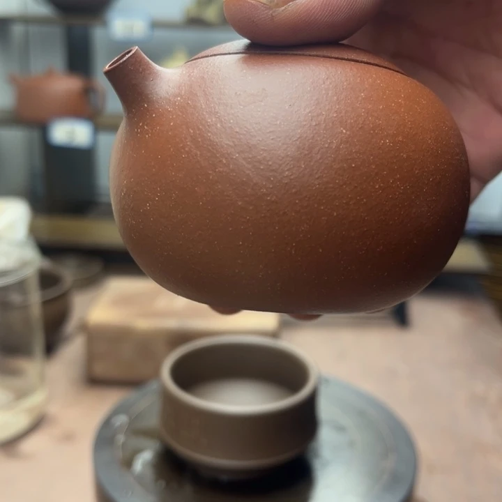 努***钱茶壶紫砂西施壶原矿无添加红降坡