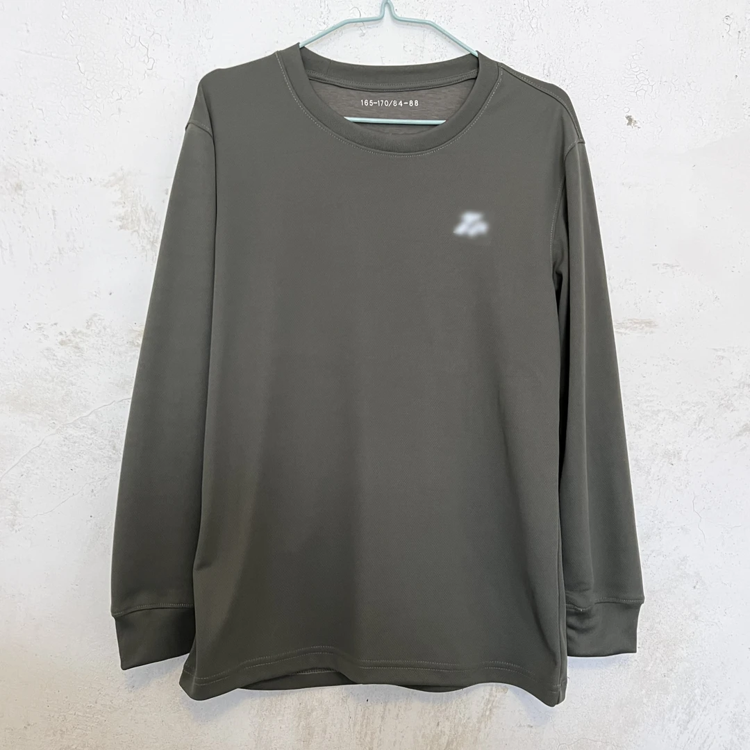 长袖体能训练服圆领衫新式春秋冬季正品上衣T恤户外运动服体能服