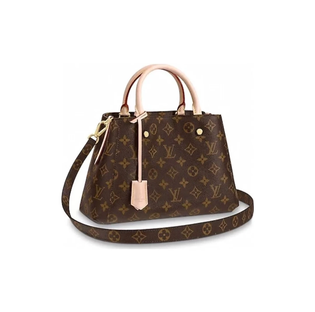 99新 LouisVuitton/路易威登 【交个朋友专属】蒙田手提斜挎包