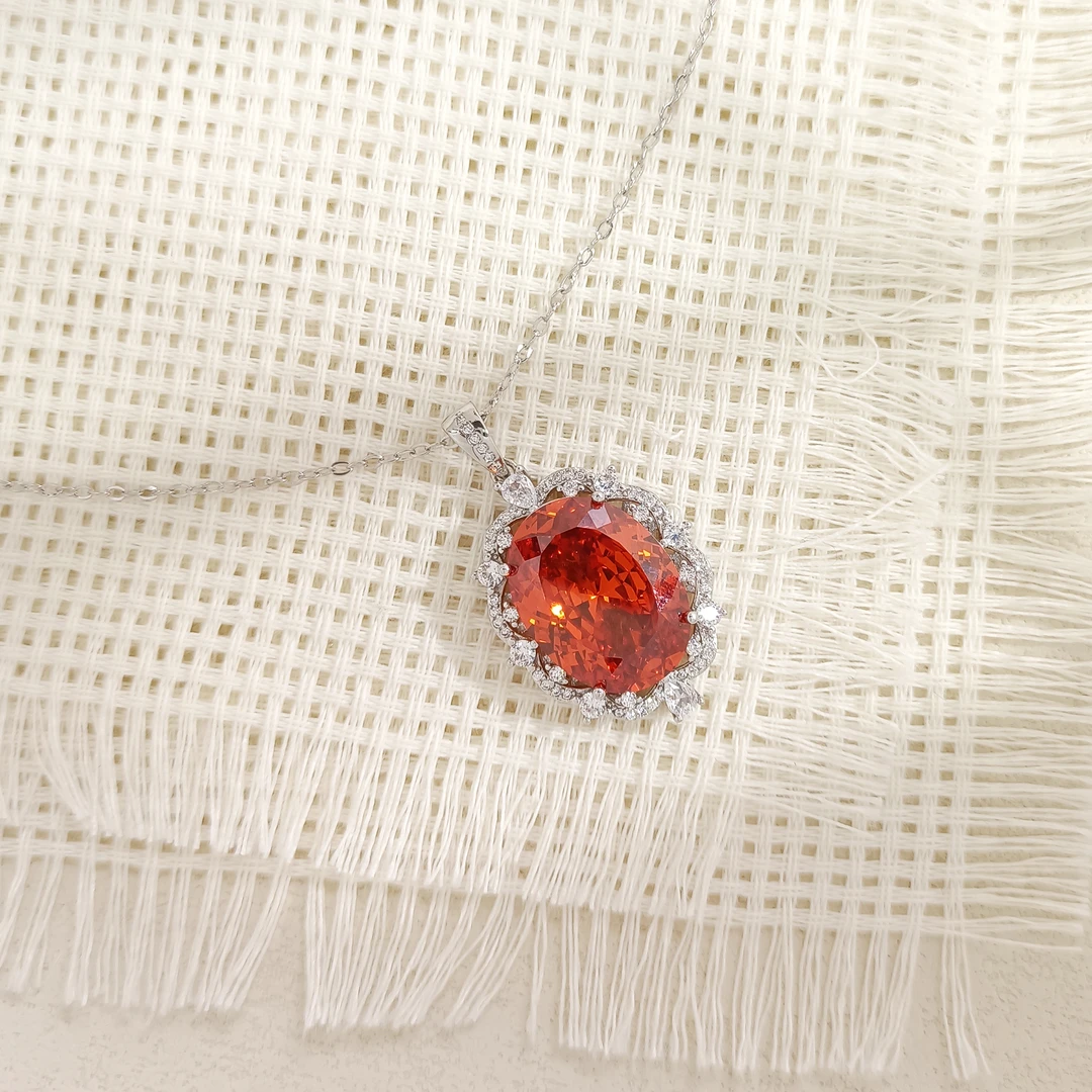 铜合金项链 WGTL-000045 【焰舞】 项链小众时尚欧美