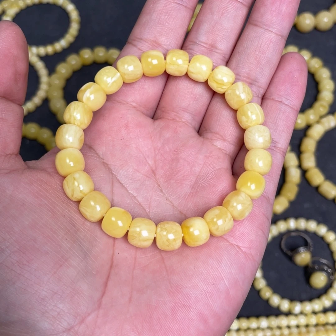 蜜蜡未镶嵌裸石9.5mm