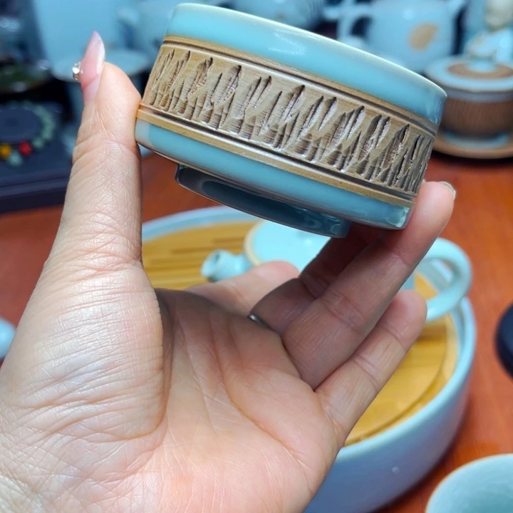 【闪购商品】汝州天青单壶，天青