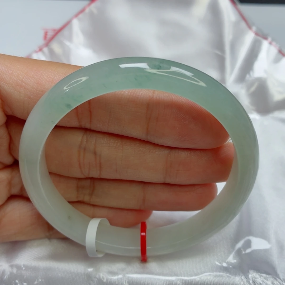 未镶嵌手镯翡翠老坑56圈冰胶起光001