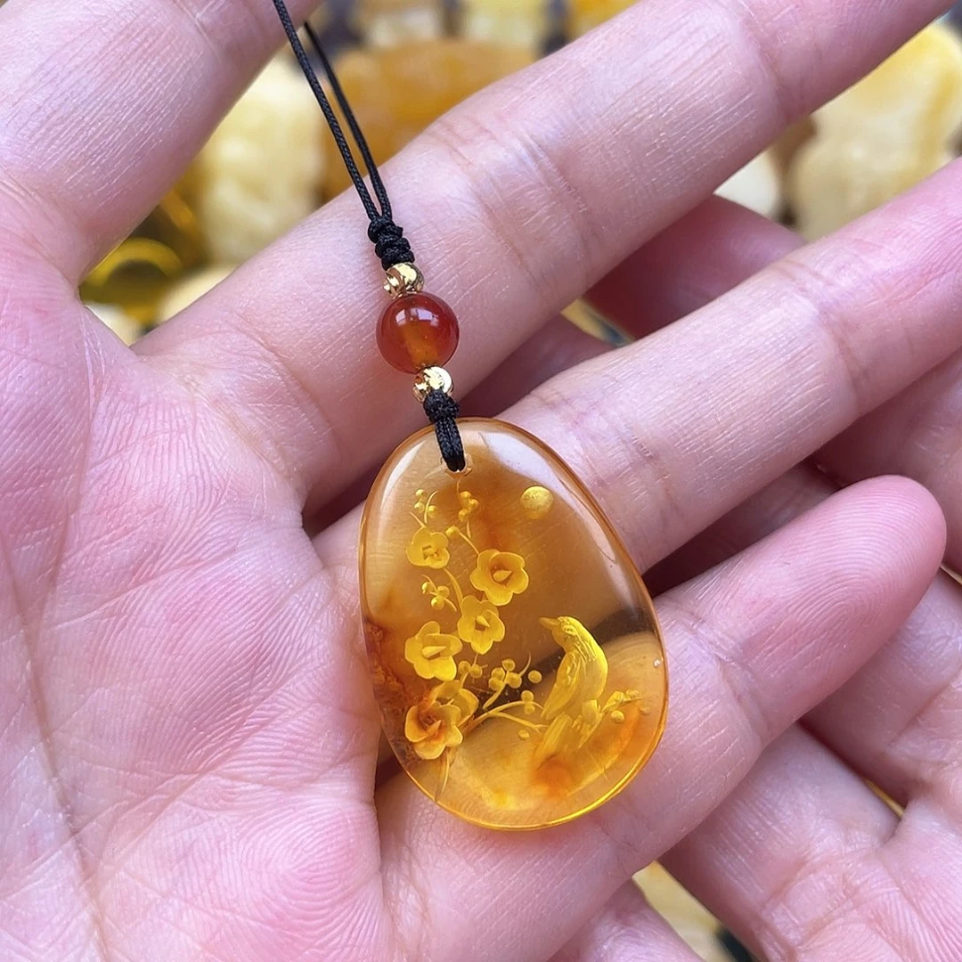 未镶嵌琥珀裸石蜜蜡