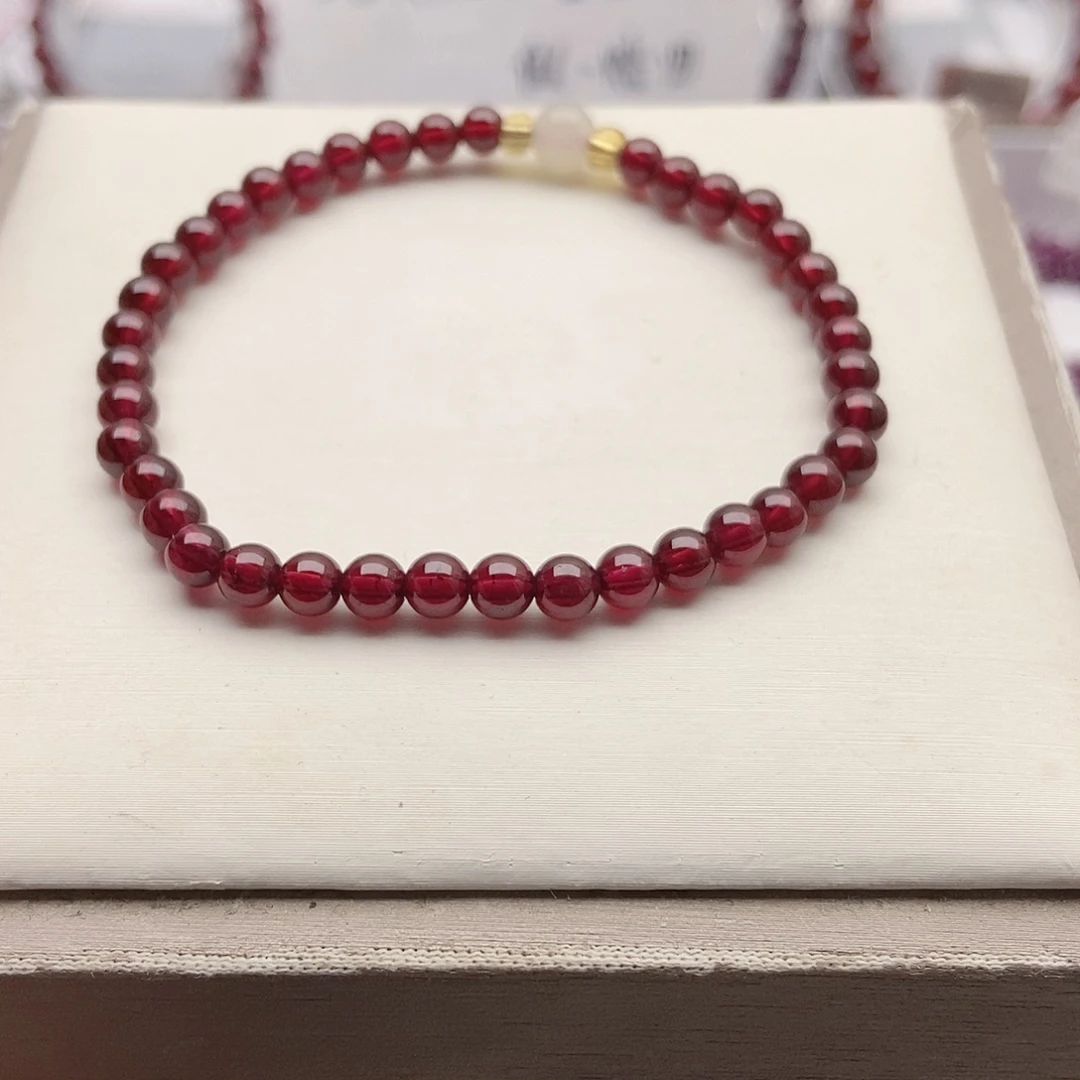 石榴石手链未镶嵌5.6