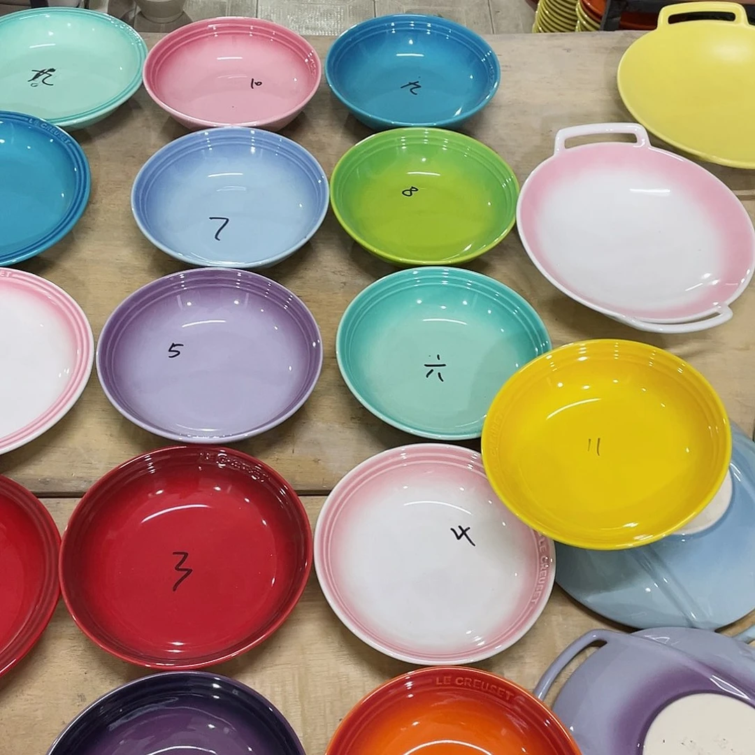 瓷微瑕陶瓷餐具家用 两个精品