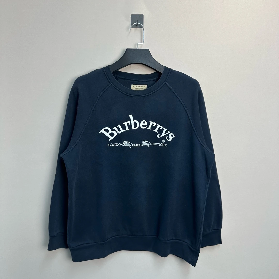 95新 BURBERRY/博柏利 战马标语卫衣/L码/公价4700