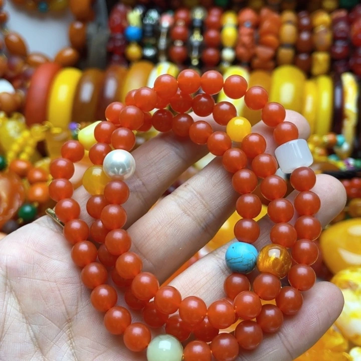 树脂制品26号红色项链