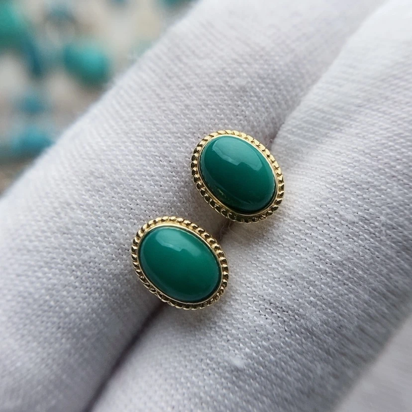 【闪购商品】绿松石配饰18K金镶嵌