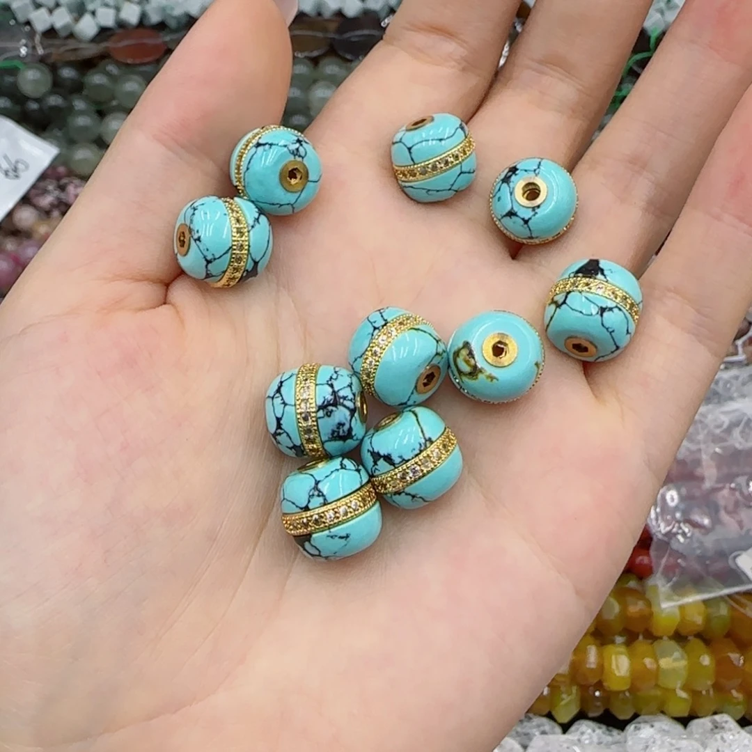 玛瑙/玉髓未镶嵌珠宝半成品松石汉堡一颗卡12