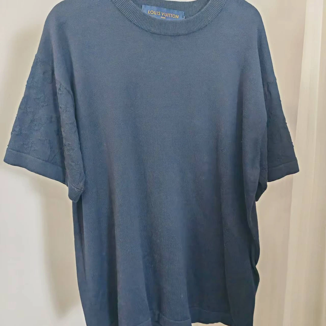 99新 LouisVuitton/路易威登 袖子提花针织短袖 186