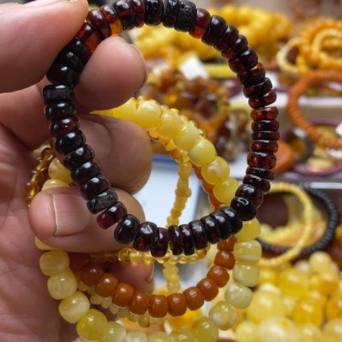 手串琥珀未镶嵌手串