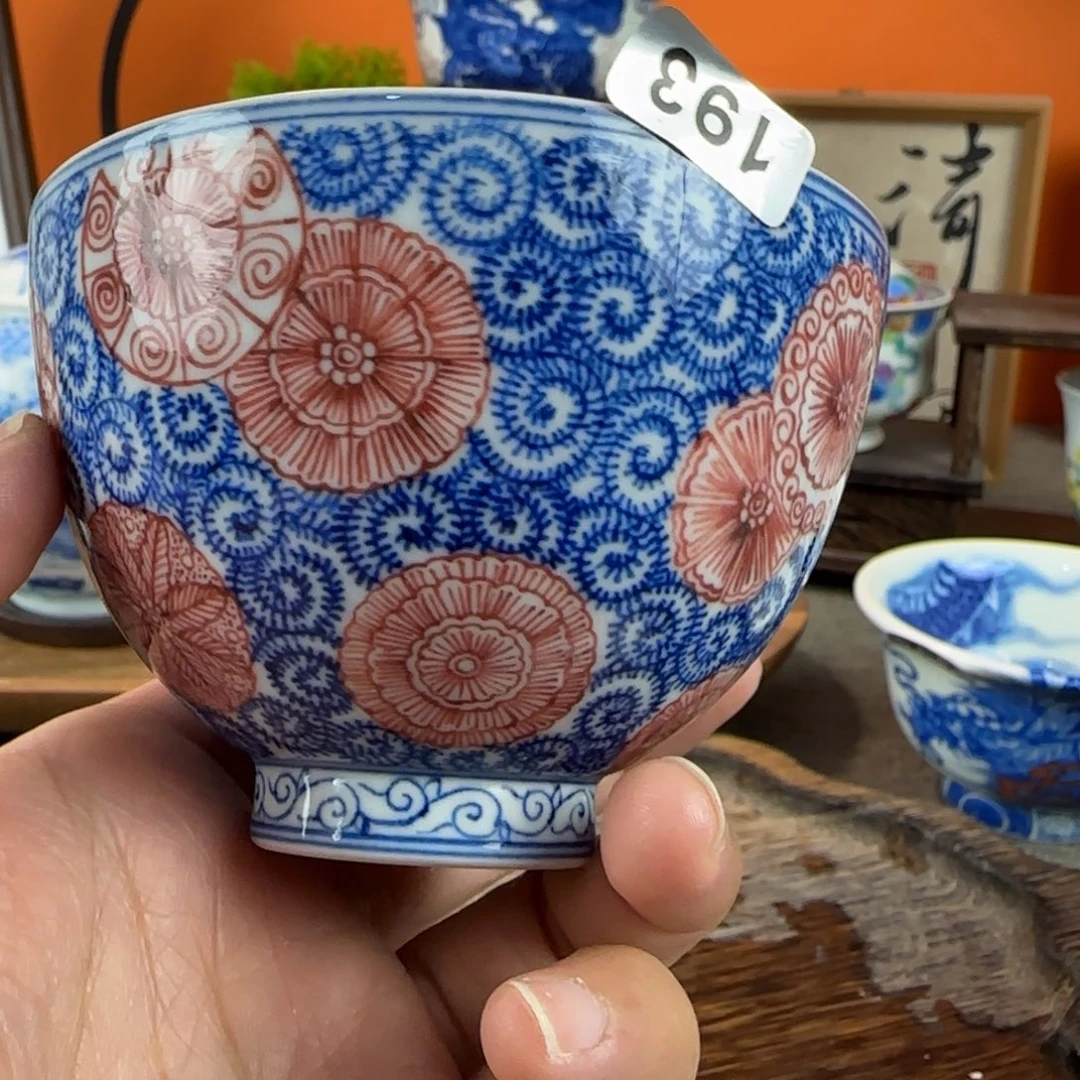 瓷片景德镇手绘青花茶器193