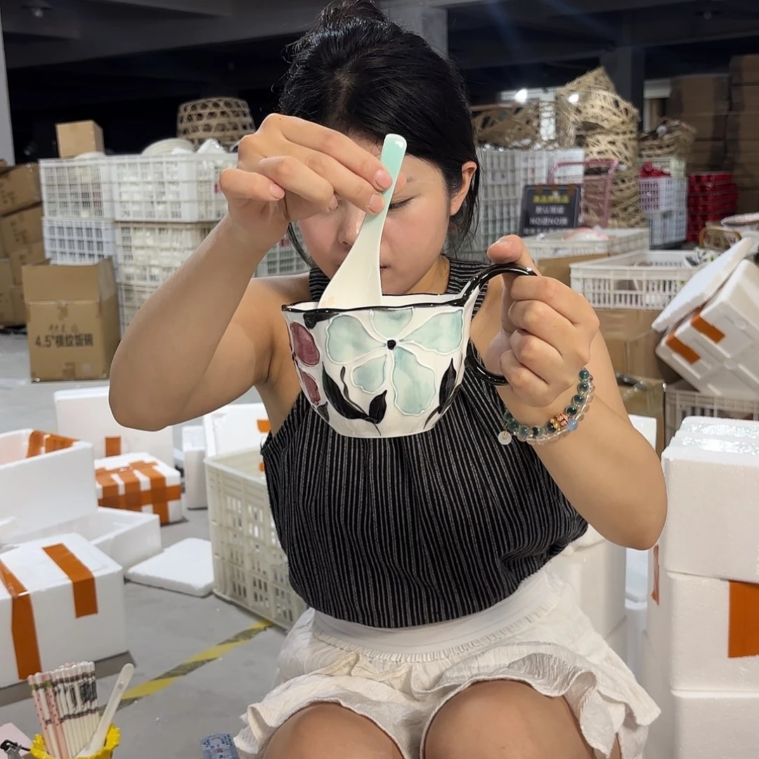 瓷微瑕陶瓷餐具釉下彩