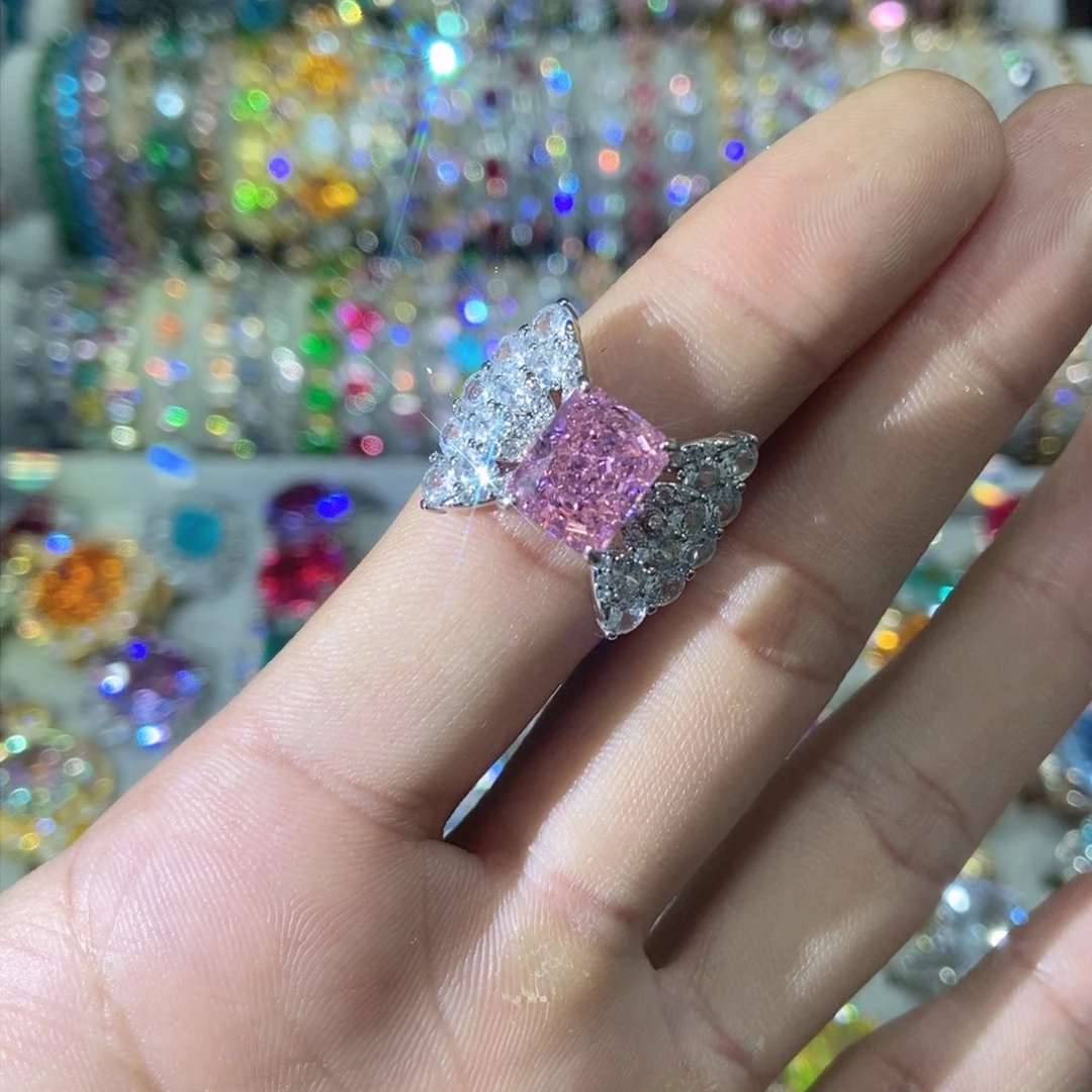6锆石（处理）戒指