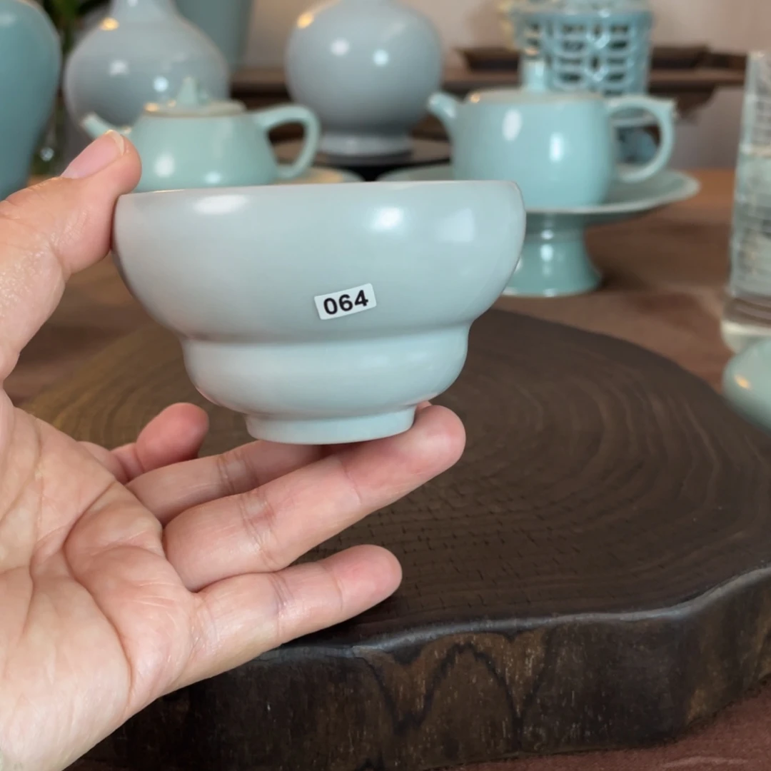 瓷微瑕简包064原矿汝瓷当代