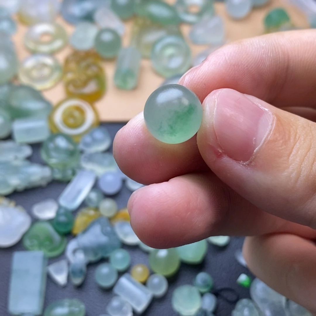 定制翡翠未镶嵌梦*珠子