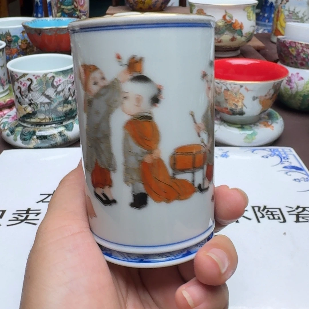 景德镇手工手绘展示