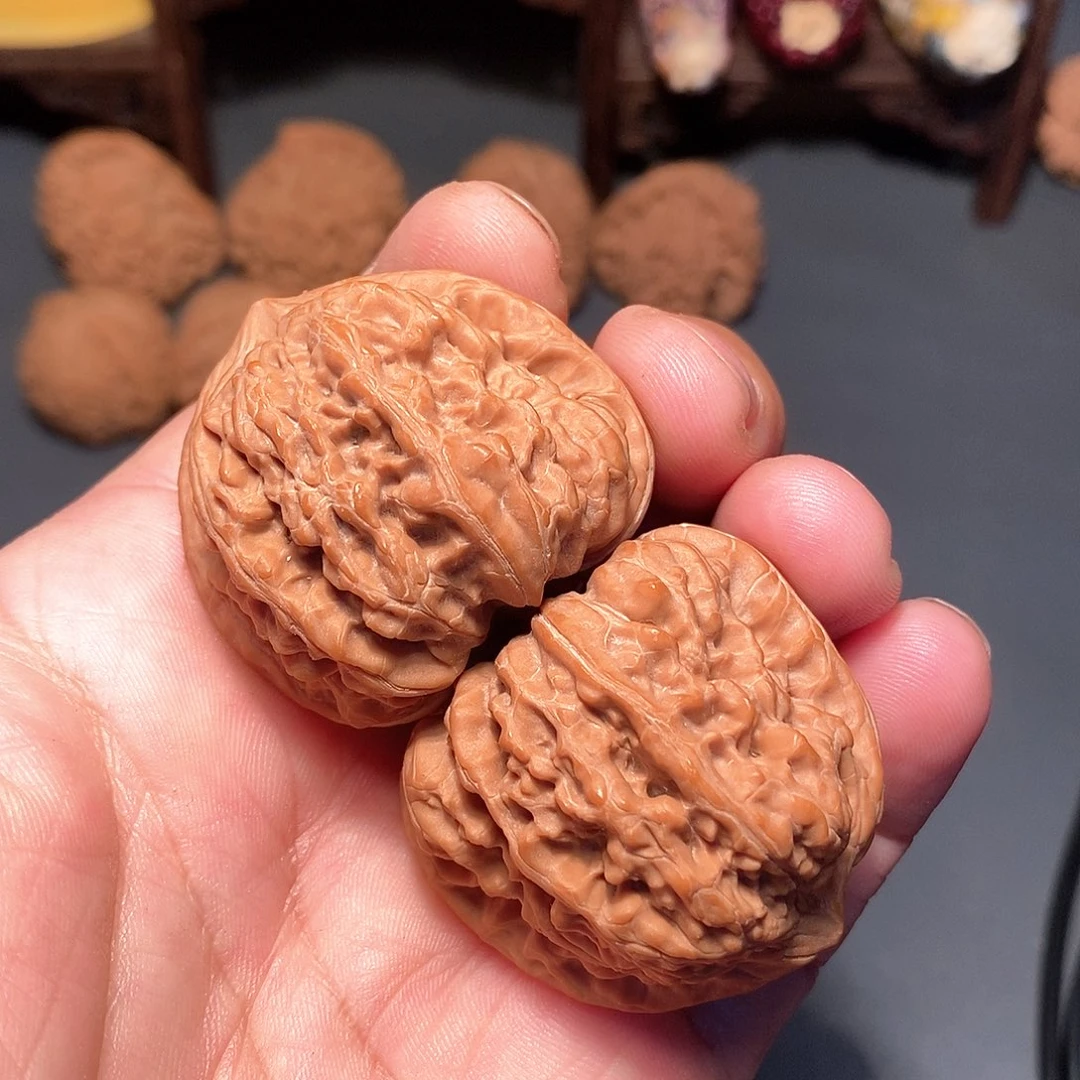 吊坠文玩核桃42尺，全品平谷凹底