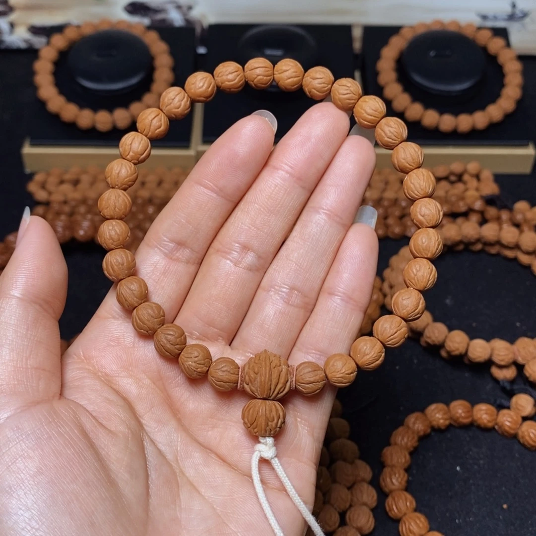 _***a桃核手串文玩桃核手持