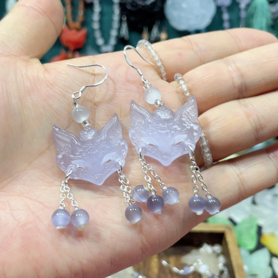 【闪购商品】未镶嵌岫玉颈饰41耳坠