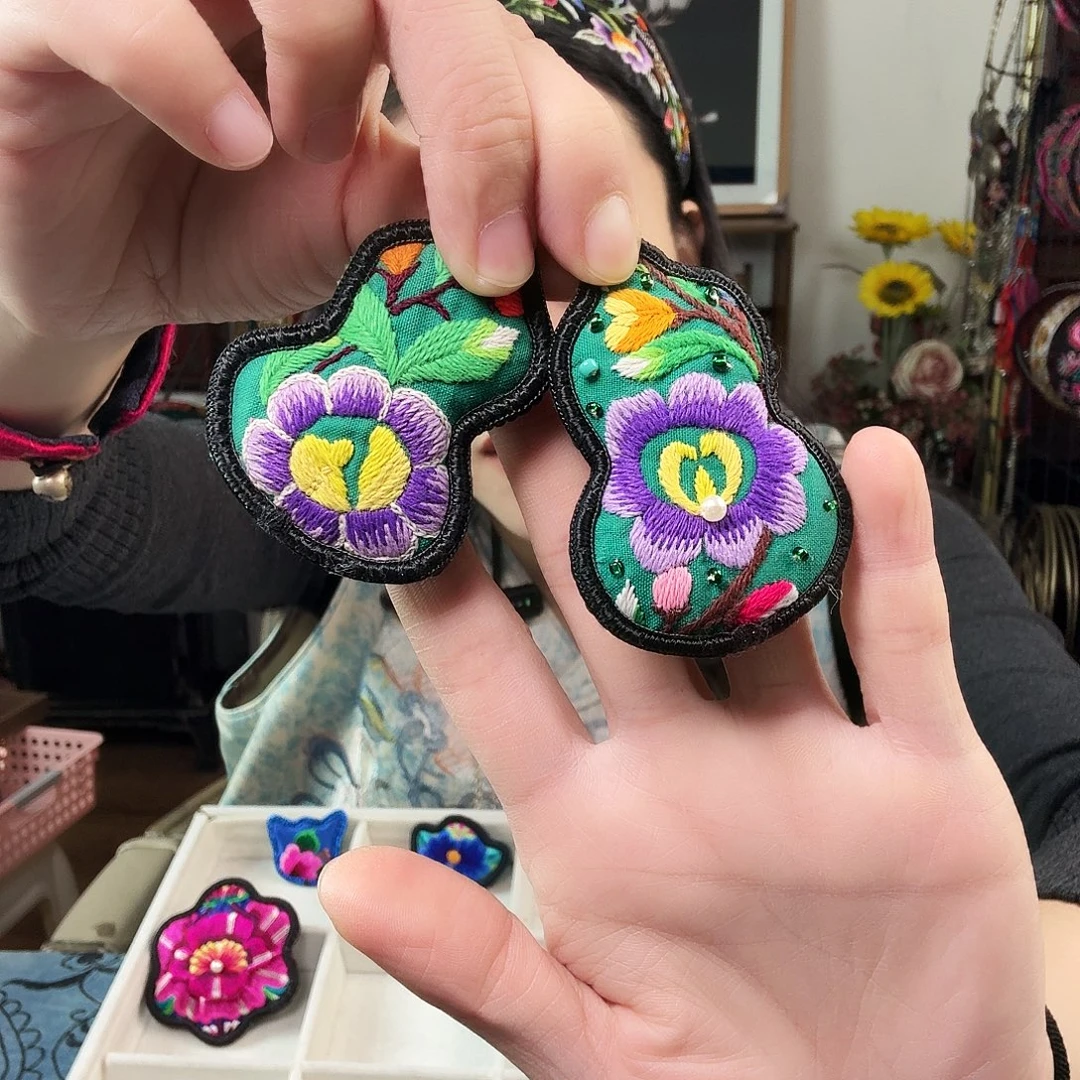 ᪄***柿织绣手工刺绣工艺