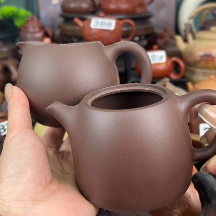 紫砂茶壶无盖紫砂