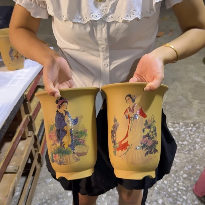 紫砂紫砂花盆破损补发