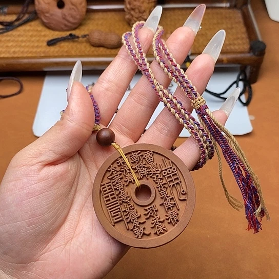 檀香木手串/手链山鬼花钱