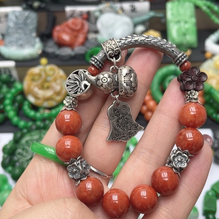 翡翠未镶嵌手链手链18